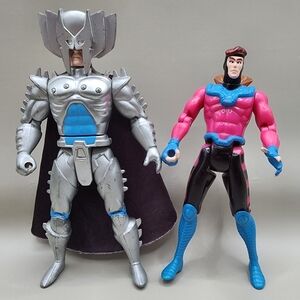 Toy Biz 1992 Marvel X-Men Stryfe Gambit Action Figures Lot 5"